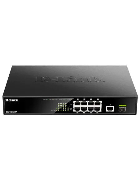 D-Link DGS-1010MP/E Switch 8xG PoE 1xG Up 1xG SFP