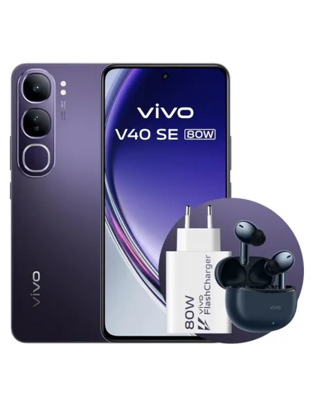 VIVO V40 SE 80W 6.67" 8Gb(+8) 256Gb Black Bundle