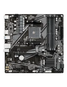 GIGABYTE B550M K Placa base - Procesadores AMD Ryzen 5000, hasta 4733 MHz DDR4, 1xPCIe 4.0 + 1xPCIe 3.0 M.2, LAN 1GbE, USB 3.2 2