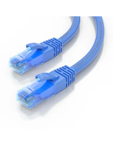 AISENS Cable De Red Latiguillo RJ45 Cat.6 UTP AWG26 CCA, Azul, 0.75 m