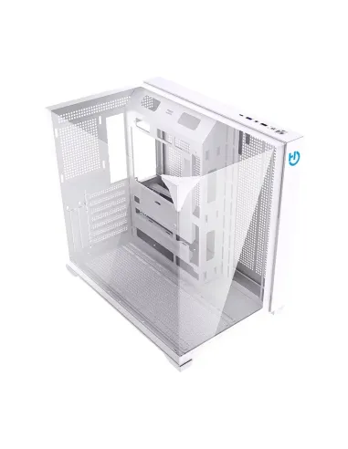 Hiditec SKY Torre Transparente, Blanco