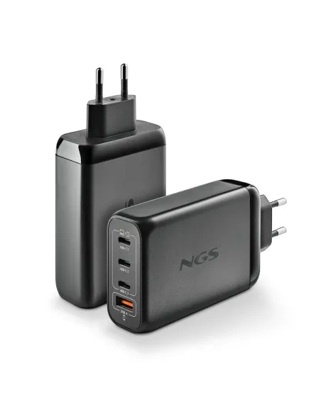 NGS BUD 140W Universal Negro Corriente alterna Carga rápida Interior