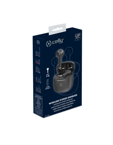 Celly BUZ2 Auriculares True Wireless Stereo (TWS) Dentro de oído Llamadas Música USB Tipo C Bluetooth Negro
