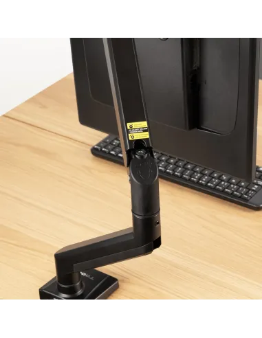 TooQ DB1334TNR-B soporte para monitor 86,4 cm (34") Escritorio Negro