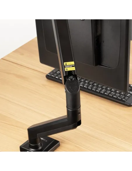 TooQ DB1334TNR-B soporte para monitor 86,4 cm (34") Escritorio Negro