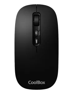CoolBox W02 ratón Hogar Ambidextro RF Wireless + Bluetooth Óptico 1600 DPI