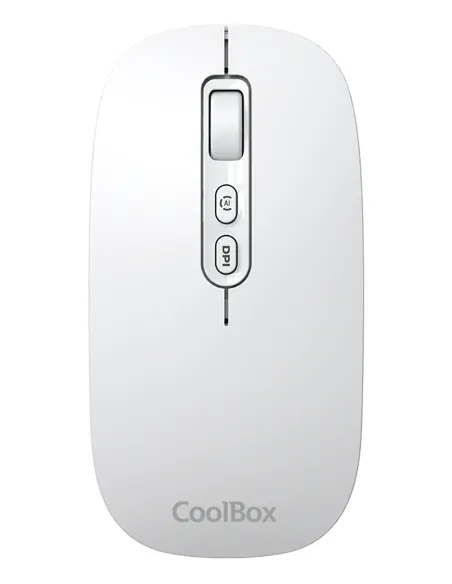 CoolBox W02 ratón Hogar Ambidextro RF Wireless + Bluetooth Óptico 1600 DPI