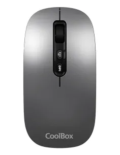 CoolBox W02 ratón Hogar Ambidextro RF Wireless + Bluetooth Óptico 1600 DPI