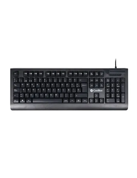 CoolBox COO-TEC04DNI teclado Oficina USB QWERTY Español Negro