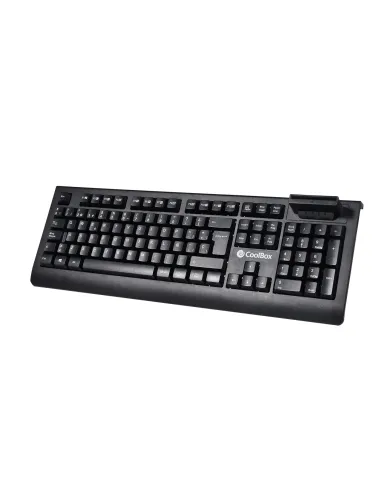 CoolBox COO-TEC04DNI teclado Oficina USB QWERTY Español Negro