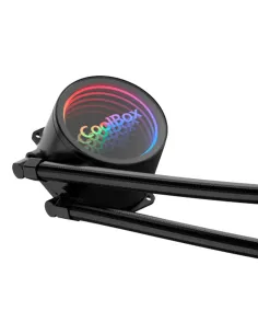 CoolBox Infinite Liquid 120 ARGB Procesador Sistema de refrigeración líquida todo en uno 12 cm Negro 1 pieza(s) 2