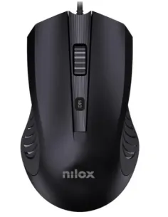 Nilox MOUSB1013 ratón Oficina USB tipo A Óptico 2400 DPI