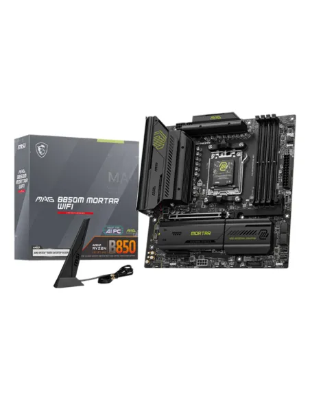 MSI MAG B850M MORTAR WIFI placa base AMD B850 Zócalo AM5 micro ATX