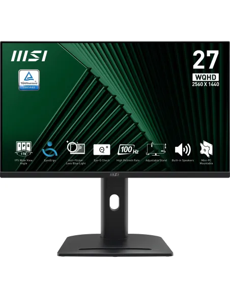 MSI Pro MP275QPG pantalla para PC 68,6 cm (27") 2560 x 1440 Pixeles Wide Quad HD LCD Negro