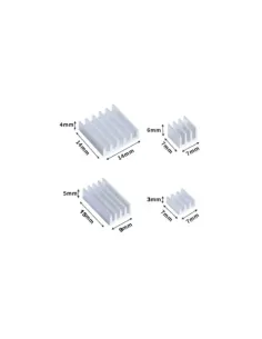RASPBERRY DISIPADOR, PACK COMPATIBLE PI 4
