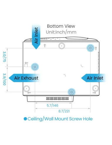 BenQ TK710STi Proyector de alcance estándar 3200 lúmenes ANSI DLP UHD 4K (3840x2160) 3D Negro, Blanco