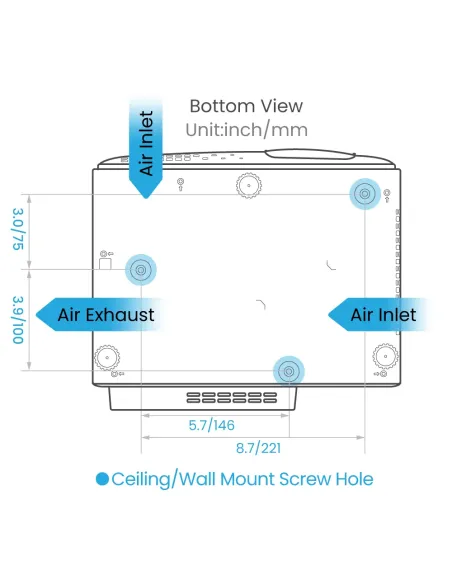 BenQ TK710STi Proyector de alcance estándar 3200 lúmenes ANSI DLP UHD 4K (3840x2160) 3D Negro, Blanco