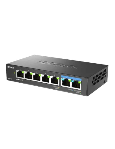 D-Link DMS-107 E switch No administrado Gigabit Ethernet (10 100 1000) Negro