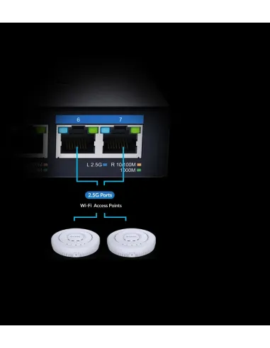 D-Link DMS-107 E switch No administrado Gigabit Ethernet (10 100 1000) Negro