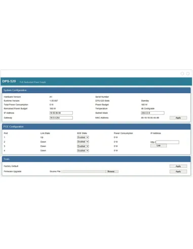 D-Link DPS-520 adaptador e inyector de PoE Ethernet rápido, Gigabit Ethernet