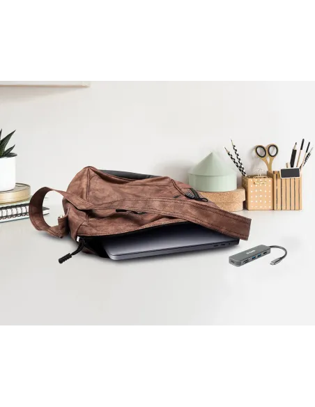 D-Link DUB-2327 base para portátil y replicador de puertos Alámbrico USB Tipo C Gris