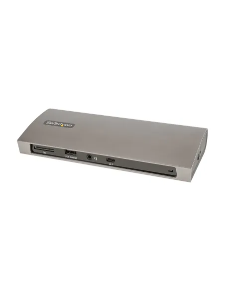 StarTech.com Docking Station Thunderbolt 4, PD de 96W, para 1 Monitor de 8K para 2 Monitores de 4K 60Hz, 3xTB4 USB4,