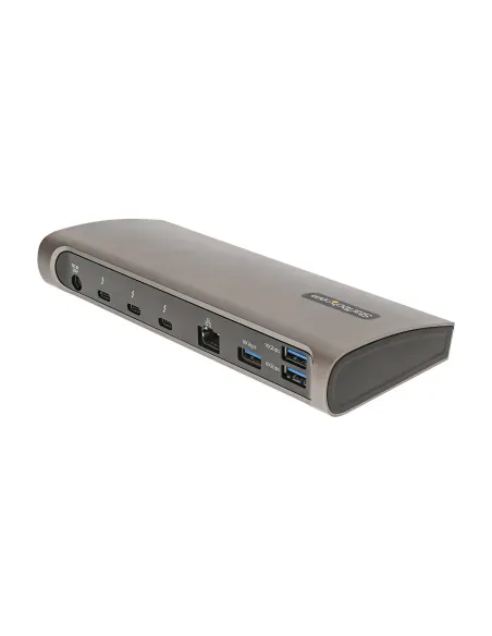 StarTech.com Docking Station Thunderbolt 4, PD de 96W, para 1 Monitor de 8K para 2 Monitores de 4K 60Hz, 3xTB4 USB4,