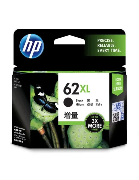 (D) CARTUCHO DE TINTA HP 62XL NEGRO (C2P05AE)