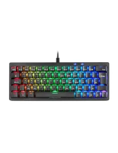 Mars Gaming MKMINIPRO, Teclado Mecánico Ultra-Compacto 60%, Switches Mecánicos Hot-Swappable, Iluminación RGB Chroma, Teclado