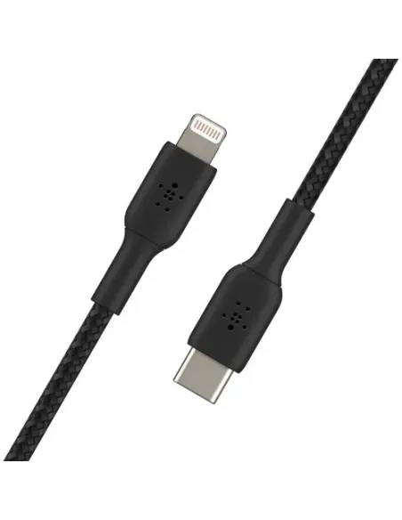 Belkin CAA004BT2MBK cable de conector Lightning 2 m Negro