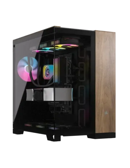 Corsair CC-9011282-WW carcasa de ordenador Midi Tower Negro, Nuez