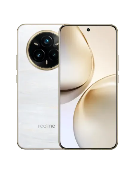realme 14 Pro+ 5G 17,4 cm (6.83") SIM doble Android 15 USB Tipo C 8 GB 256 GB 6000 mAh Blanco