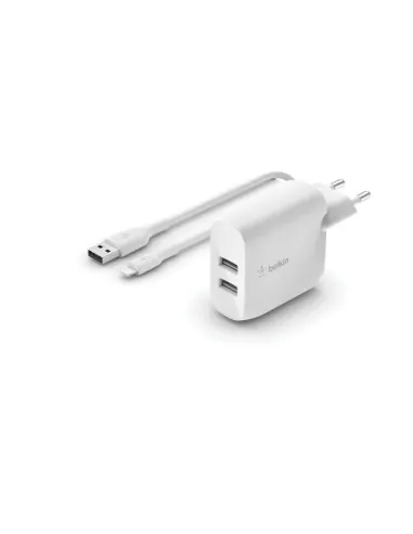 Belkin WCD001VF1MWH cargador de dispositivo móvil Universal Blanco Corriente alterna Interior