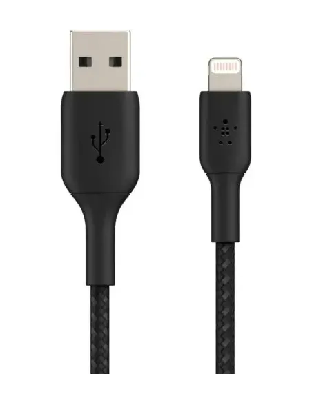Belkin CAA002BT2MBK cable de conector Lightning 2 m Negro
