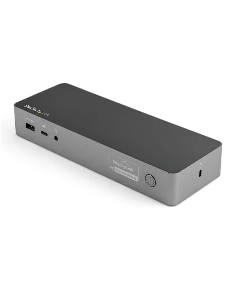StarTech.com Docking Station Universal para Portátil - Replicador de Puertos Híbrido USB-C -A - 2x HDMI y DP 4K - PD 100W - Mac