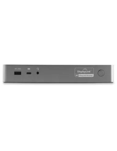 StarTech.com Docking Station Universal para Portátil - Replicador de Puertos Híbrido USB-C -A - 2x HDMI y DP 4K - PD 100W - Mac
