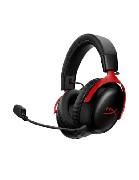 HyperX Auriculares inalámbricos Cloud III S: auriculares gaming (color negro-rojo)