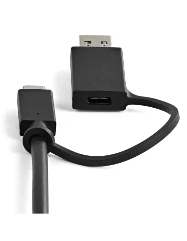 StarTech.com Docking Station Universal para Portátil - Replicador de Puertos Híbrido USB-C -A - 2x HDMI y DP 4K - PD 100W - Mac