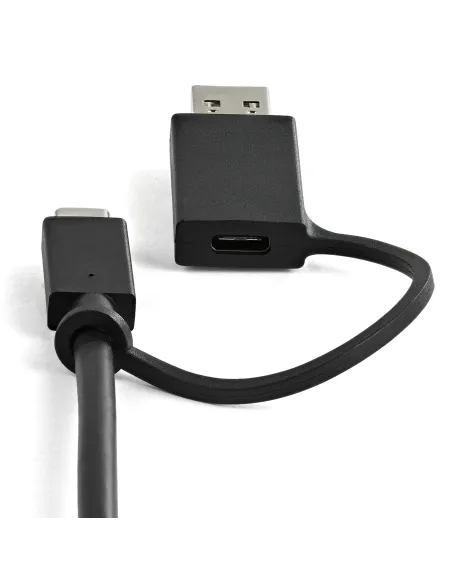 StarTech.com Docking Station Universal para Portátil - Replicador de Puertos Híbrido USB-C -A - 2x HDMI y DP 4K - PD 100W - Mac