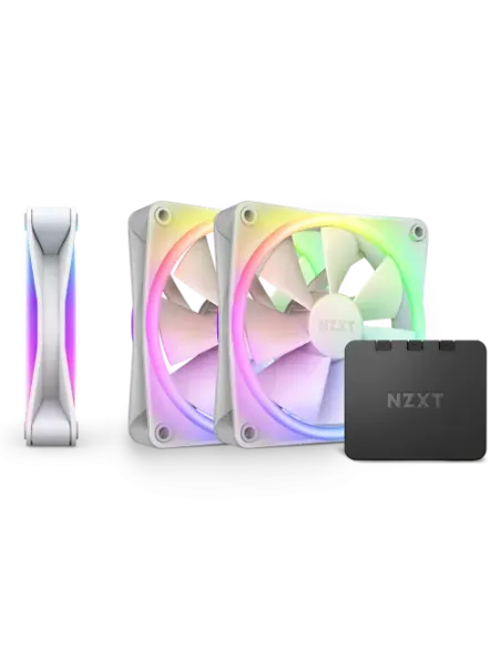 NZXT F120 RGB DUO Triple Pack Carcasa del ordenador Ventilador 12 cm Blanco 3 pieza(s)