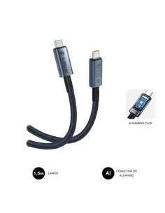 SUBBLIM CABLE HIGH 240w C-C USB4.0 8K 1,5m
