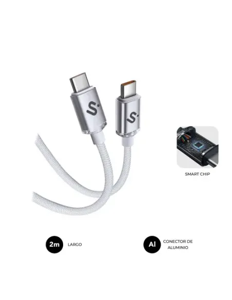 SUBBLIM CABLE OPTIMUS 60W C-C 2m WHITE
