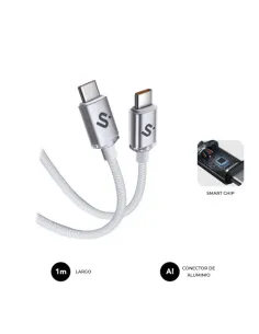 SUBBLIM CABLE OPTIMUS 60W C-C 1m WHITE