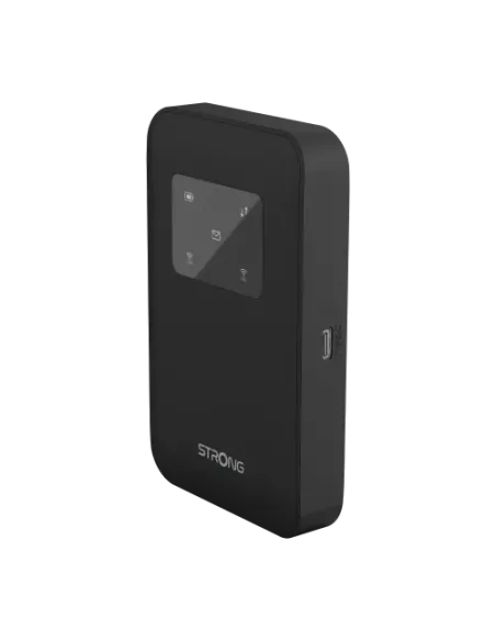 Strong 4G+ LTE MiFi Hotspot Router Wi-Fi 900 router inalámbrico Doble banda (2,4 GHz / 5 GHz) Negro