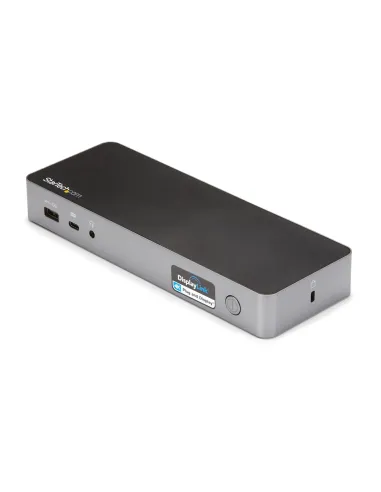 StarTech.com Docking Station Universal para Portátil - Replicador de Puertos Híbrido USB-C -A - 2x HDMI y DP 4K - PD 60W - Mac