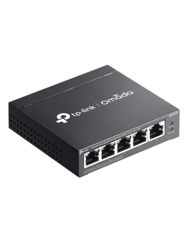 TP-Link Omada ES205G Gestionado Gigabit Ethernet (10 100 1000) Energía sobre Ethernet (PoE) Negro