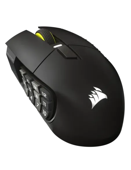 Corsair Scimitar Elite Wireless SE ratón Juego mano derecha RF Wireless + Bluetooth Óptico 33000 DPI
