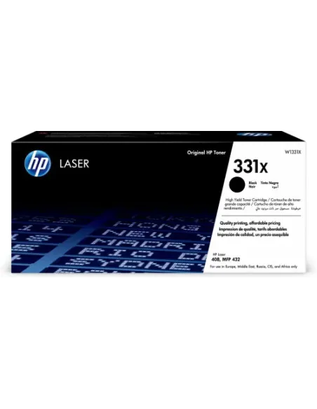 HP Cartucho de tóner Original Laser 331X negro de alta capacidad
