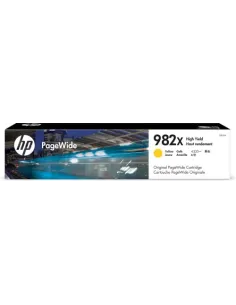 HP Cartucho PageWide 982X Original de alta capacidad amarillo