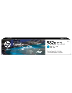HP Cartucho PageWide 982X Original de alta capacidad cian